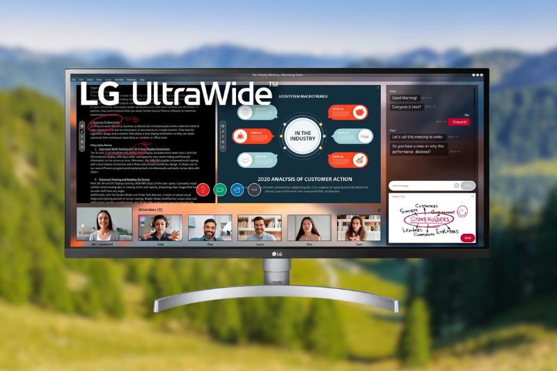 Monitor IPS ultra widescreen