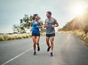 corrida de rua e corrida na esteira