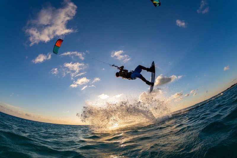 Kitesurf inflável