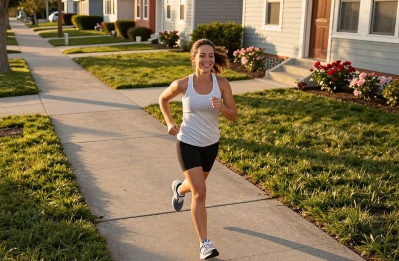 caminhada para corrida